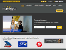 Tablet Screenshot of myphysiosa.com.au